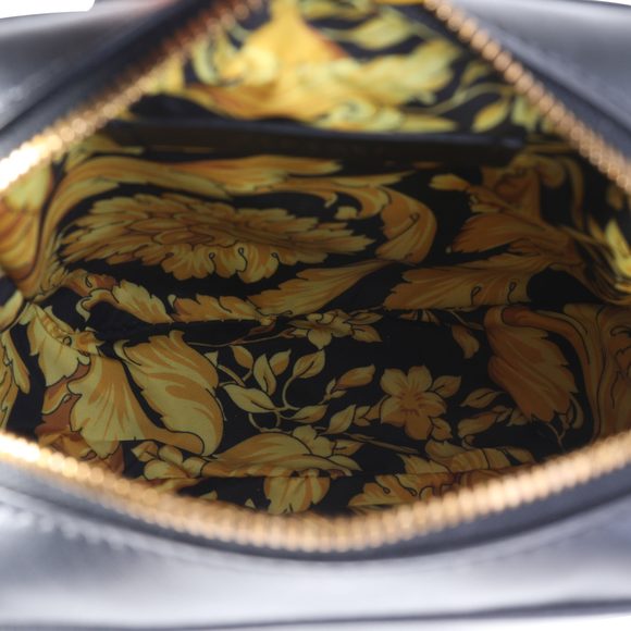 Versace Black Leather La Medusa Mini Crossbody - Picture 7 of 7